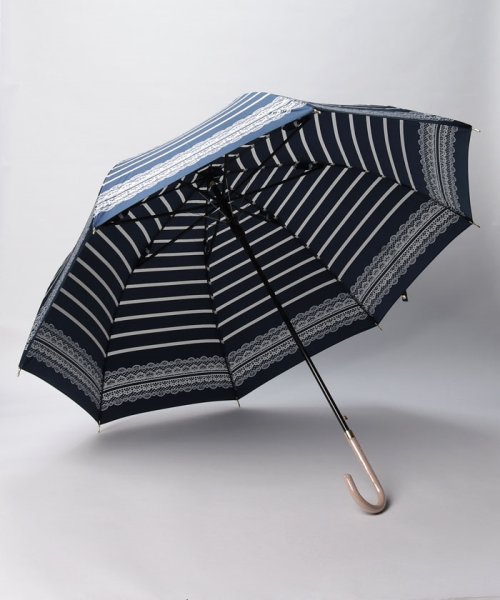 LANVIN en Bleu(umbrella)(ランバンオンブルー（傘）)/傘　サテンボーダー/img01