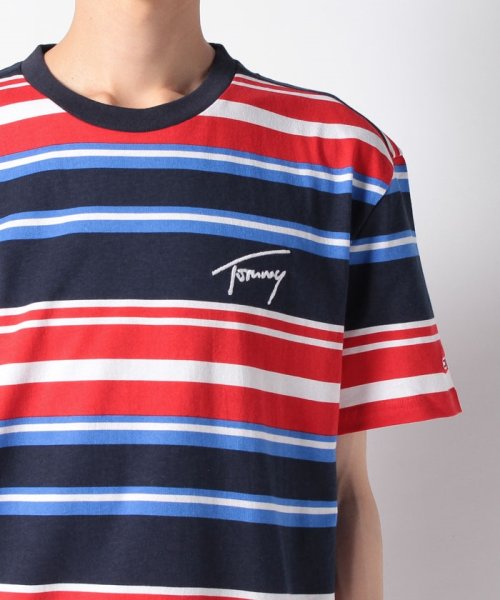 TOMMY JEANS(トミージーンズ)/シグネチャーボーダーTシャツ/img04