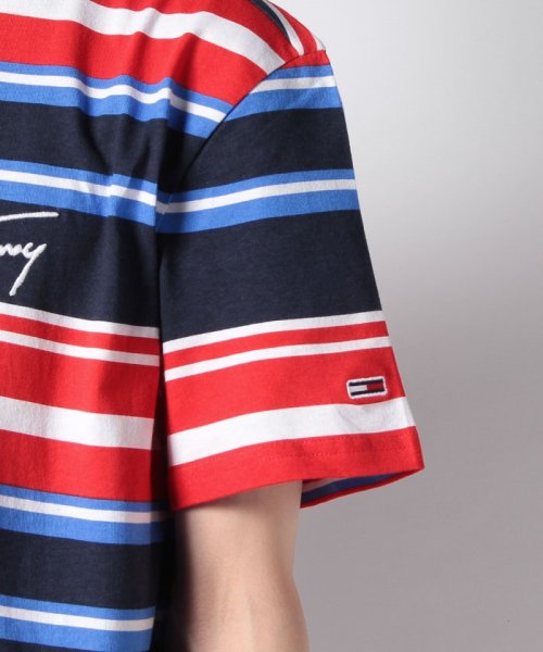 TOMMY JEANS(トミージーンズ)/シグネチャーボーダーTシャツ/img05
