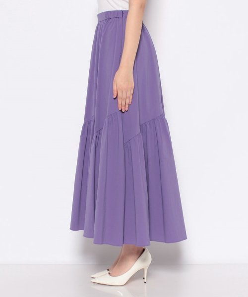 バイヤス切替ギャザースカート 