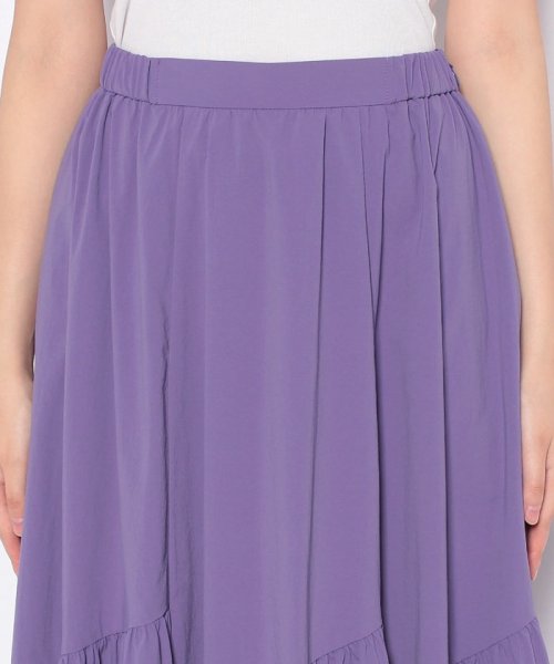 バイヤス切替ギャザースカート 