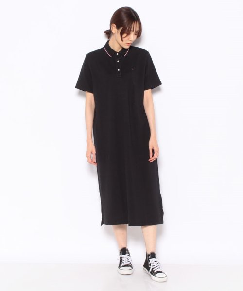 TOMMY HILFIGER(トミーヒルフィガー)/JS W PIQUE POLO DRESS LONG/img01