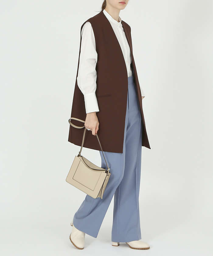 LEE掲載】Trench/レザーフラップショルダーBAG(504868649)｜阪急百貨店