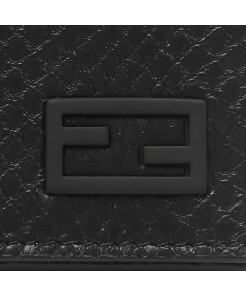 FENDI(フェンディ)/フェンディ 三つ折り財布 ミニ財布 パイソン ブラック メンズ レディース FENDI 7M0280AGR0 F0QA1/img06