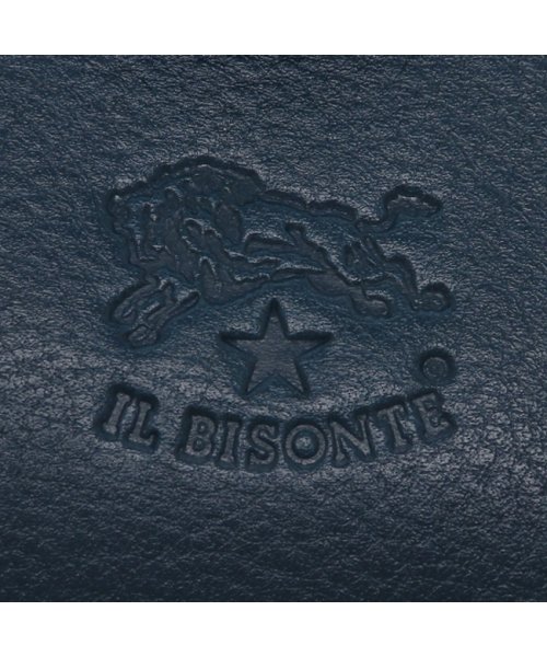IL BISONTE(イルビゾンテ)/イルビゾンテ 二つ折り財布 ネイビー メンズ レディース IL BISONTE SMW067 PV0005 BL138B/img06