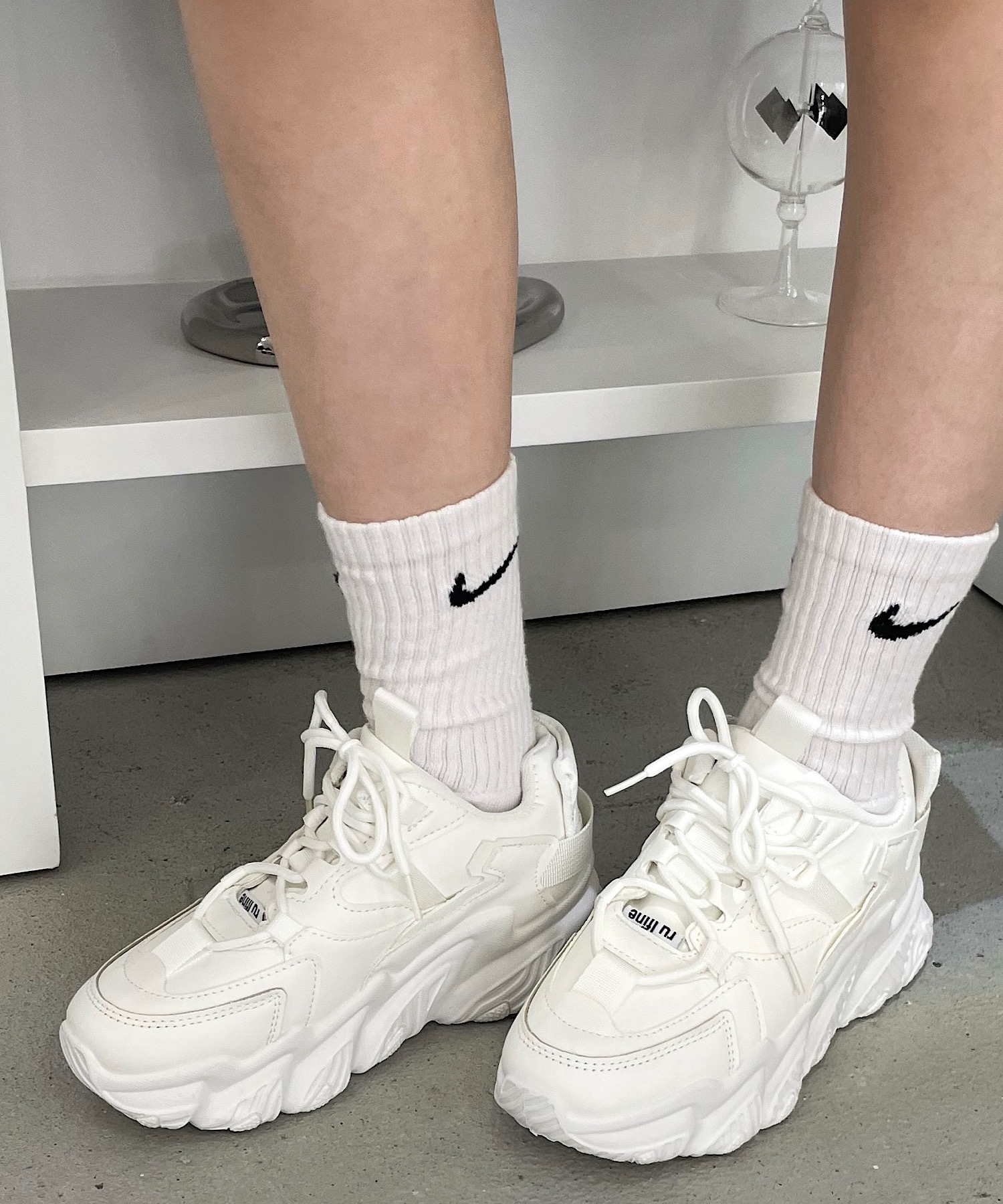 SLY ダッドスニーカー 厚底 ホワイト 白 L size - 靴 SLY ダッドスニーカー 厚底 ホワイト 白 L size - 靴