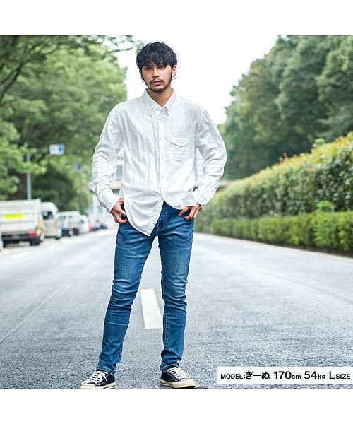 SB select 日本製ボタンダウンガーゼシャツ 国産 シャツ メンズ ブランド 大人 オシャレ 長袖シャツ ダブルガーゼ 長袖 日本製 アメカジ 綿100% 人気・おすすめ｜使いやすい・旅行におすすめ 品質保証 全国発送 在庫限り