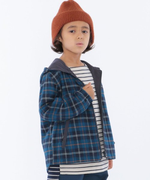 SHIPS KIDS(シップスキッズ)/SHIPS KIDS:100～130cm / リバーシブル ジップ パーカー/img03