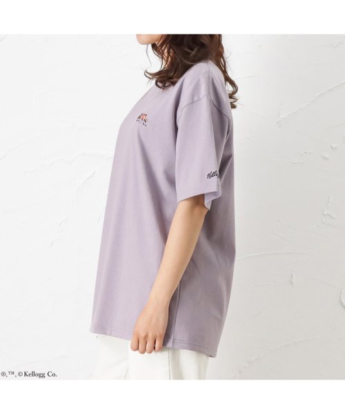 MAC HOUSE(women)(マックハウス（レディース）)/Kellogg’s ケロッグ 半袖Tシャツ ワンポイント刺繍トニー柄 13396305E/img02