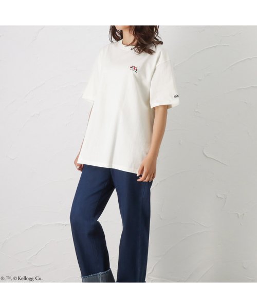 MAC HOUSE(women)(マックハウス（レディース）)/Kellogg’s ケロッグ 半袖Tシャツ ワンポイント刺繍トニー柄 13396305E/img04