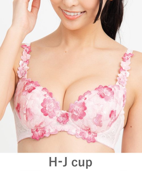 fran de lingerie(フランデランジェリー)/GRACE Flower Petal らくらく補正グレースフラワーペタル コーディネートブラジャー H65－J90カップ/img40