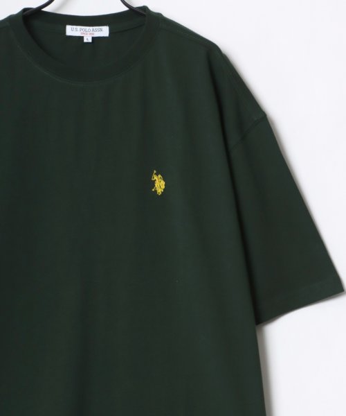 LAZAR(ラザル)/【Lazar】U.S. POLO ASSN./ユーエスポロアッスン ビッグシルエット ワンポイント ロゴ 刺繍 半袖 Tシャツ メンズ レディース/img28