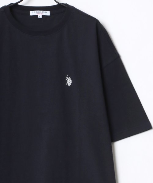 LAZAR(ラザル)/【Lazar】U.S. POLO ASSN./ユーエスポロアッスン ビッグシルエット ワンポイント ロゴ 刺繍 半袖 Tシャツ メンズ レディース/img30