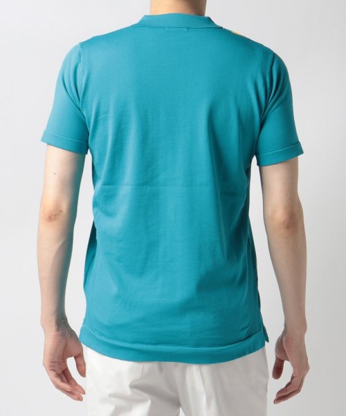 Munsingwear(マンシングウェア)/SUNSCREENストライプパネルニット半袖シャツ【アウトレット】/img17