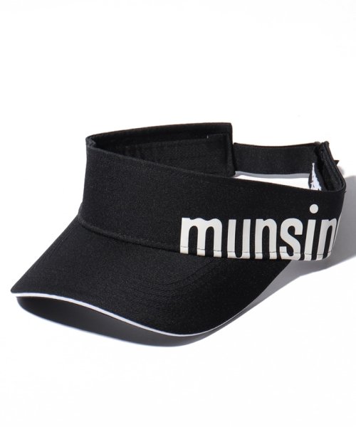 Munsingwear(マンシングウェア)/『ENVOY』ウエーブカット　ロゴデザインサンバイザー/img02
