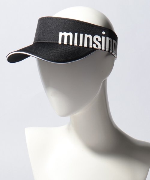 Munsingwear(マンシングウェア)/『ENVOY』ウエーブカット　ロゴデザインサンバイザー/img06