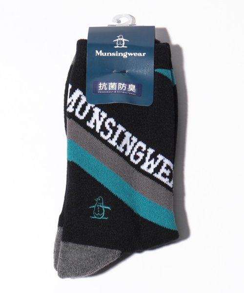 Munsingwear(マンシングウェア)/ミドル丈　レジメンタルロゴ　ソックス/img06