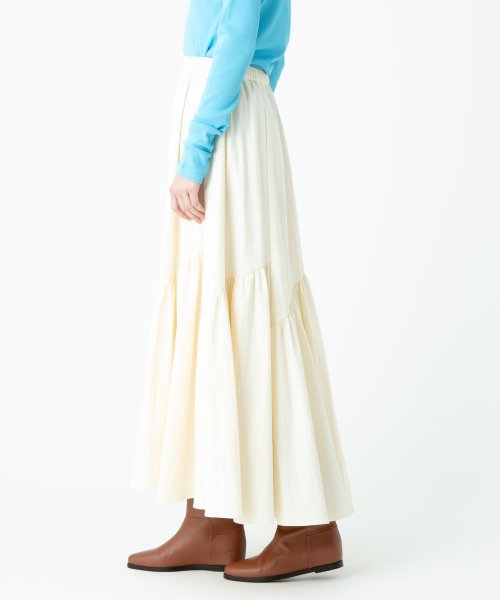 バイヤス切替ギャザースカート 