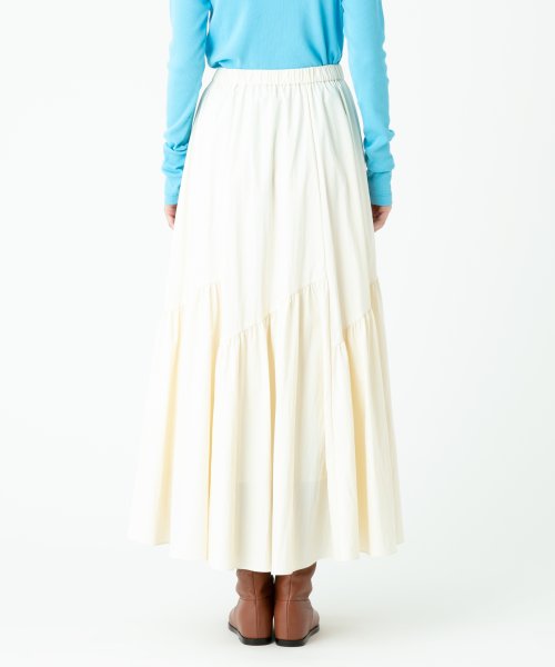 バイヤス切替ギャザースカート 