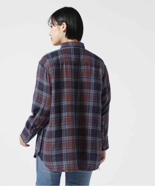 AVIREX(AVIREX)/《REBUILD COLLECTION》INDIGO CHECK SHIRT/ インディゴチェックシャツ/img10