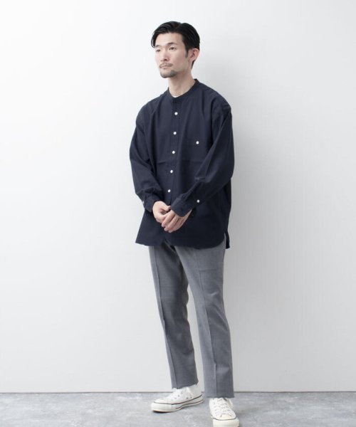 WORK ABOUT(WORK ABOUT)/【WORK ABOUT/ワークアバウト】NORMANDY SHIRT バンドカラー スタンドカラー/img08