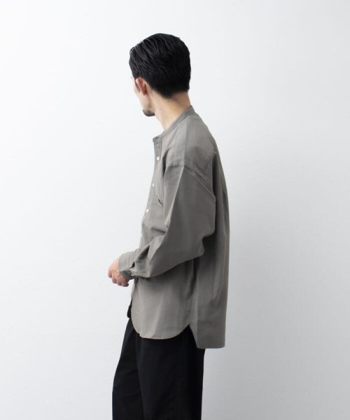 WORK ABOUT(WORK ABOUT)/【WORK ABOUT/ワークアバウト】NORMANDY SHIRT バンドカラー スタンドカラー/img19