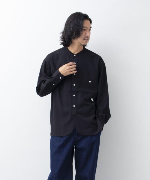 WORK ABOUT(WORK ABOUT)/【WORK ABOUT/ワークアバウト】NORMANDY SHIRT バンドカラー スタンドカラー/img32