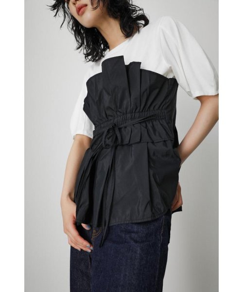 AZUL by moussy(アズールバイマウジー)/BUSTIER LAYERED TOPS II/img01