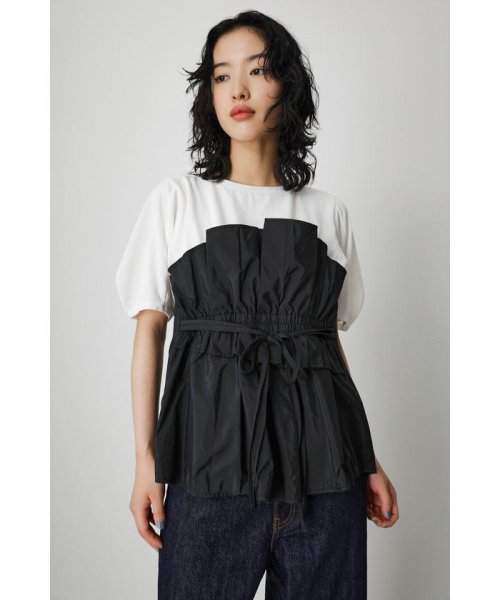 AZUL by moussy(アズールバイマウジー)/BUSTIER LAYERED TOPS II/img04