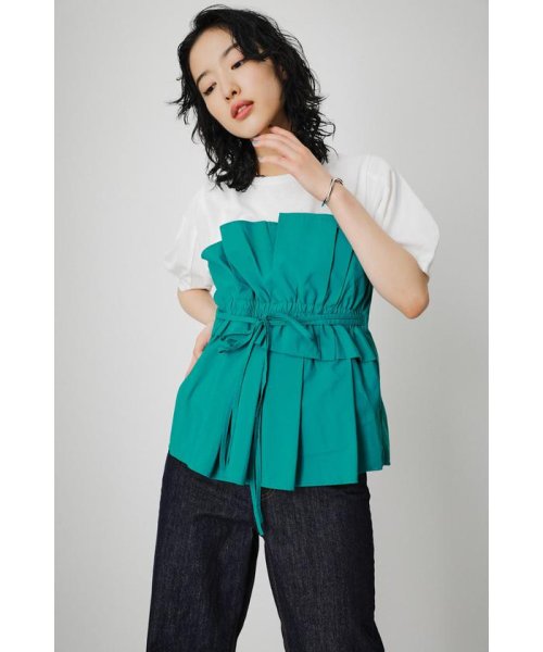 AZUL by moussy(アズールバイマウジー)/BUSTIER LAYERED TOPS II/img20