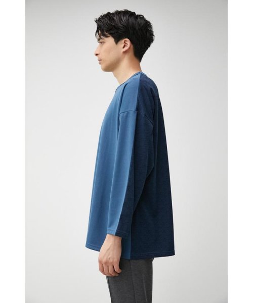 AZUL by moussy(アズールバイマウジー)/FRONT AND BACK BICOLOR TEE/img23