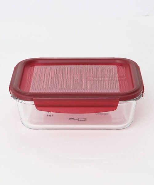 ２１２ＫＩＴＣＨＥＮ　ＳＴＯＲＥ(212キッチンストア)/プレミアグラス コンテナー 1L ボルドー ＜Tupperware タッパーウェア＞/img01