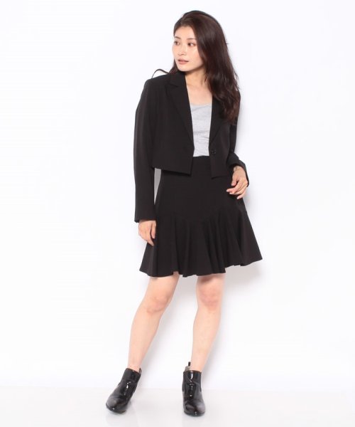 セットアップ対応商品】ハイウエストラッフルミニスコート(10023485N  