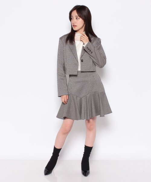 セットアップ対応商品】ハイウエストラッフルミニスコート(10023488N  