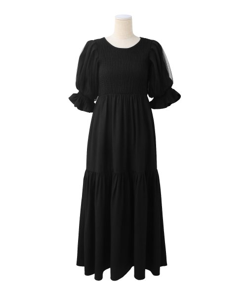 MIELI INVARIANT(ミエリ インヴァリアント)/Ravenna Shirring Dress/img57