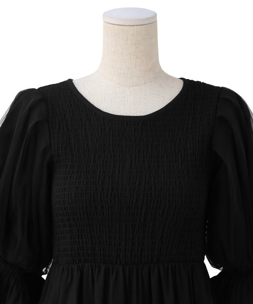 MIELI INVARIANT(ミエリ インヴァリアント)/Ravenna Shirring Dress/img60