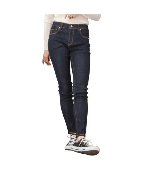 MAC HOUSE(women)(マックハウス（レディース）)/NAVY ネイビー GOOD STYLE JEANS スキニー NV－N－W005/img31