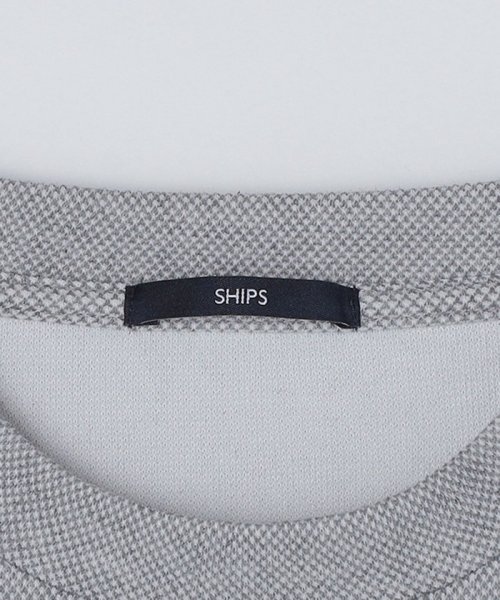 SHIPS MEN(シップス　メン)/*SHIPS: ワンポイント ロゴ バーズアイ クルーネック ロングスリーブ Tシャツ (ロンT)/img19