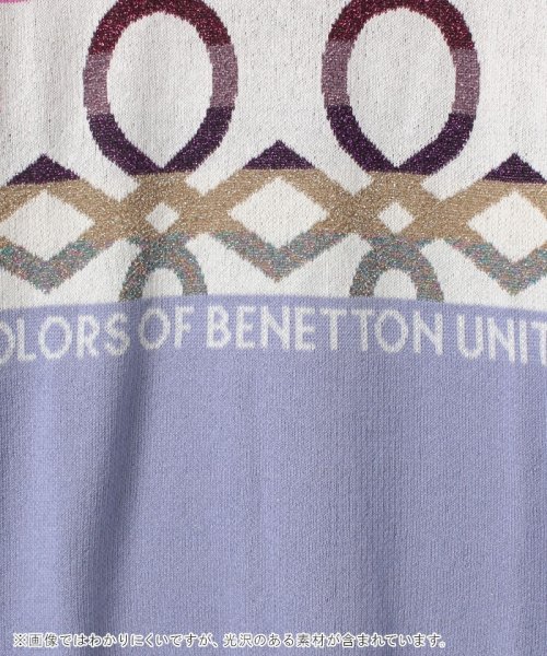 BENETTON (UNITED COLORS OF BENETTON GIRLS)(ユナイテッド　カラーズ　オブ　ベネトン　ガールズ)/キッズクルーネックロゴデザインニット・セーターG/img08