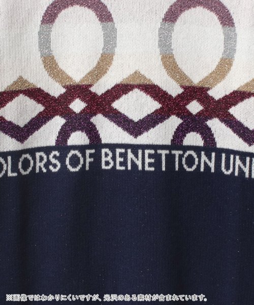 BENETTON (UNITED COLORS OF BENETTON GIRLS)(ユナイテッド　カラーズ　オブ　ベネトン　ガールズ)/キッズクルーネックロゴデザインニット・セーターG/img12