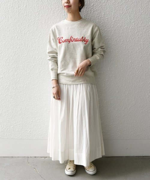 SHIPS any WOMEN(シップス　エニィ　ウィメン)/【SHIPS any別注】THE KNiTS: デザイン ロゴ スウェット/img23