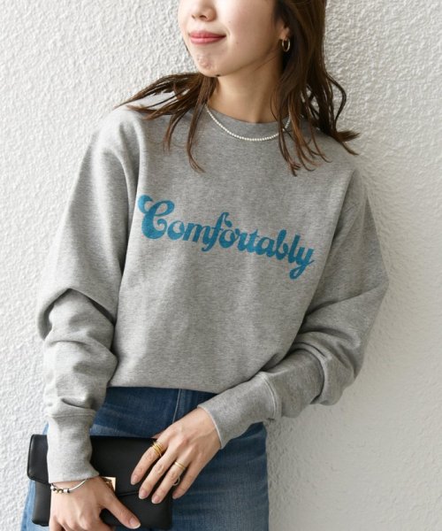 SHIPS any WOMEN(シップス　エニィ　ウィメン)/【SHIPS any別注】THE KNiTS: デザイン ロゴ スウェット/img31