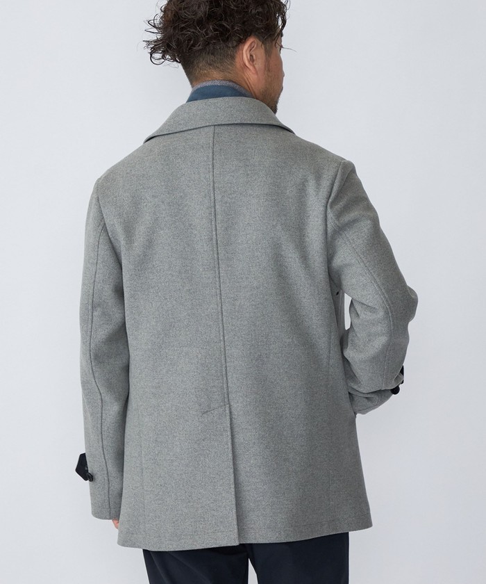 SHIPS: スーパー160S メリノウール メルトン シングル ピーコ