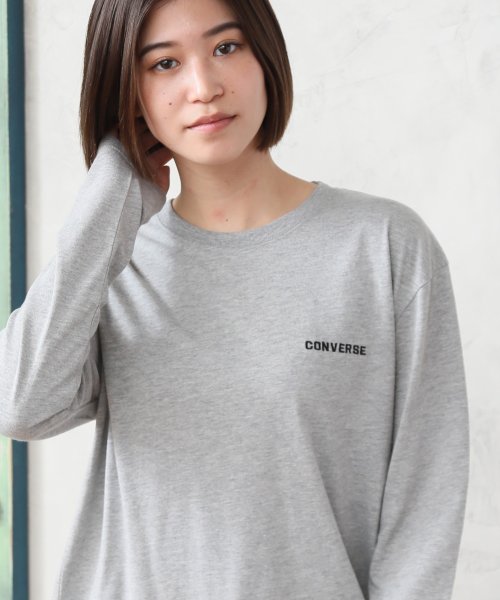 ALWAYS GOOD TIME NEW BASIC STORE(オールウェイグッドタイムニューベーシックストア)/【CONVERSE/コンバース】ワンポイントロゴ刺繍 ロングスリーブTシャツ/img26