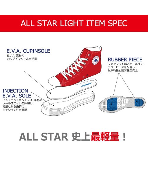 CONVERSE(CONVERSE)/ベビー キッズ コンバース CONVERSE スニーカー オールスター ライト ベビーシューズ 赤ちゃん ピンク グレー マジックテープ CO－BBASLTGF/img01