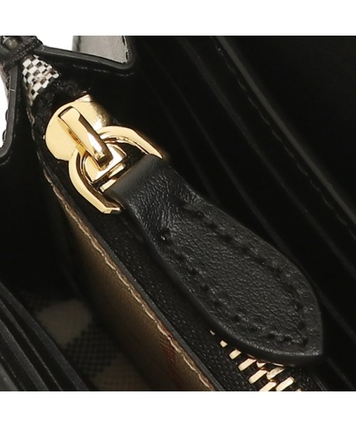 バーバリー 長財布 ブラック ベージュ レディース BURBERRY 8057972 A1189 BURBERRY バーバリー 長財布 ブラック ベージュ レディース BEIGE
