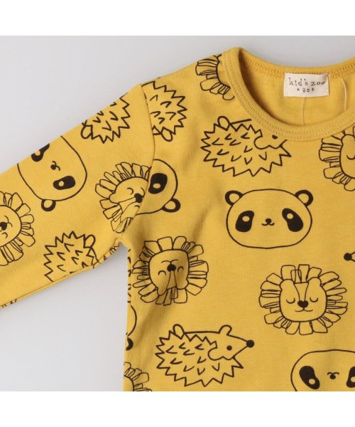 Kids Zoo(キッズズー)/【子供服】 kid´s zoo (キッズズー) 動物総柄長袖Ｔシャツ 80cm，90cm W56801/img04