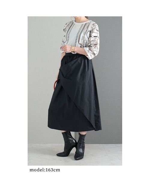 Sawa a la mode(サワアラモード)/褒められデザインのラップ風ふんわりスカート/img09