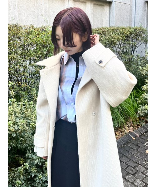 スタンドカラーロングリバーコート Lilybrown - 通販 - guianegro.com.br