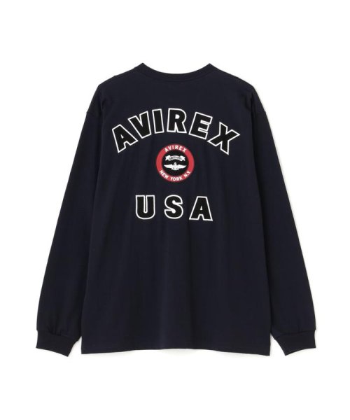 AVIREX(AVIREX)/L/S VARSITY LOGO 2.0 T－SHIRT / ヴァーシティロゴ 2.0 長袖Tシャツ/img30